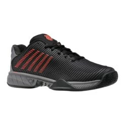 K-Swiss Hypercourt Express 2 Men's Tennis Shoe (Black/Grey/Orange) -Racquet Guys Sports 06613 042.01