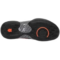 K-Swiss Hypercourt Express 2 Men's Tennis Shoe (Black/Grey/Orange) -Racquet Guys Sports 06613 042.05