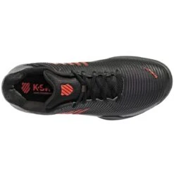 K-Swiss Hypercourt Express 2 Men's Tennis Shoe (Black/Grey/Orange) -Racquet Guys Sports 06613 042.06