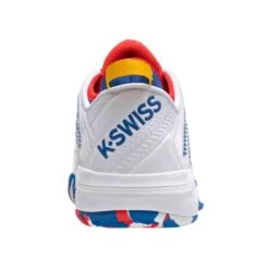 K-Swiss Hypercourt Supreme Men's Tennis Shoe (White/Classic Blue/Berry Red) -Racquet Guys Sports 06615 166.03