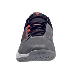 K-Swiss Ultrashot Team Men's Tennis Shoe (Grey/Black/Orange) -Racquet Guys Sports 07395 052.02