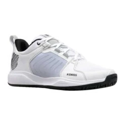 K-Swiss Ultrashot Team Men's Tennis Shoe (White/Black) -Racquet Guys Sports 07395 174.01
