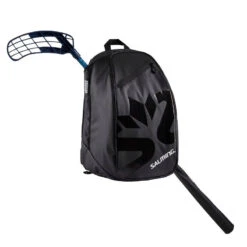 Salming Multi Sport Backpack Racquet Bag (Black) -Racquet Guys Sports 1159873 0101 with lacrosse