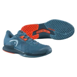 Head Sprint Pro 3.5 Men's Tennis Shoe (Blue/Orange) 7 Head Sprint Pro 3.5 Men's Tennis Shoe (Blue/Orange) -Racquet Guys Sports 273042 SPRINTPRO3.5MENBSOR 3