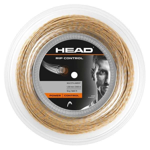 Head RIP Control 16/1.30 Tennis String Reel (Natural) 1 Head RIP Control 16/1.30 Tennis String Reel (Natural)