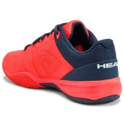 Head Revolt Pro 2.5 Junior Tennis Shoe (Fluorescent Orange/Navy) -Racquet Guys Sports 282158 275019 Revolt Pro 2 5 Junior NRDB NRDB 3