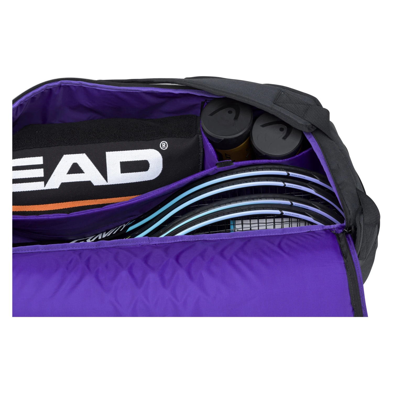 Head R-PET Gravity Duffel Sport Racquet Bag (Black) 3 Head R-PET Gravity Duffel Sport Racquet Bag (Black) - Image 3