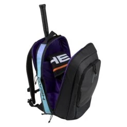 Head R-PET Gravity Backpack Racquet Bag (Black) 6 Head R-PET Gravity Backpack Racquet Bag (Black) -Racquet Guys Sports 283232 Gravity Backpack 4 23188