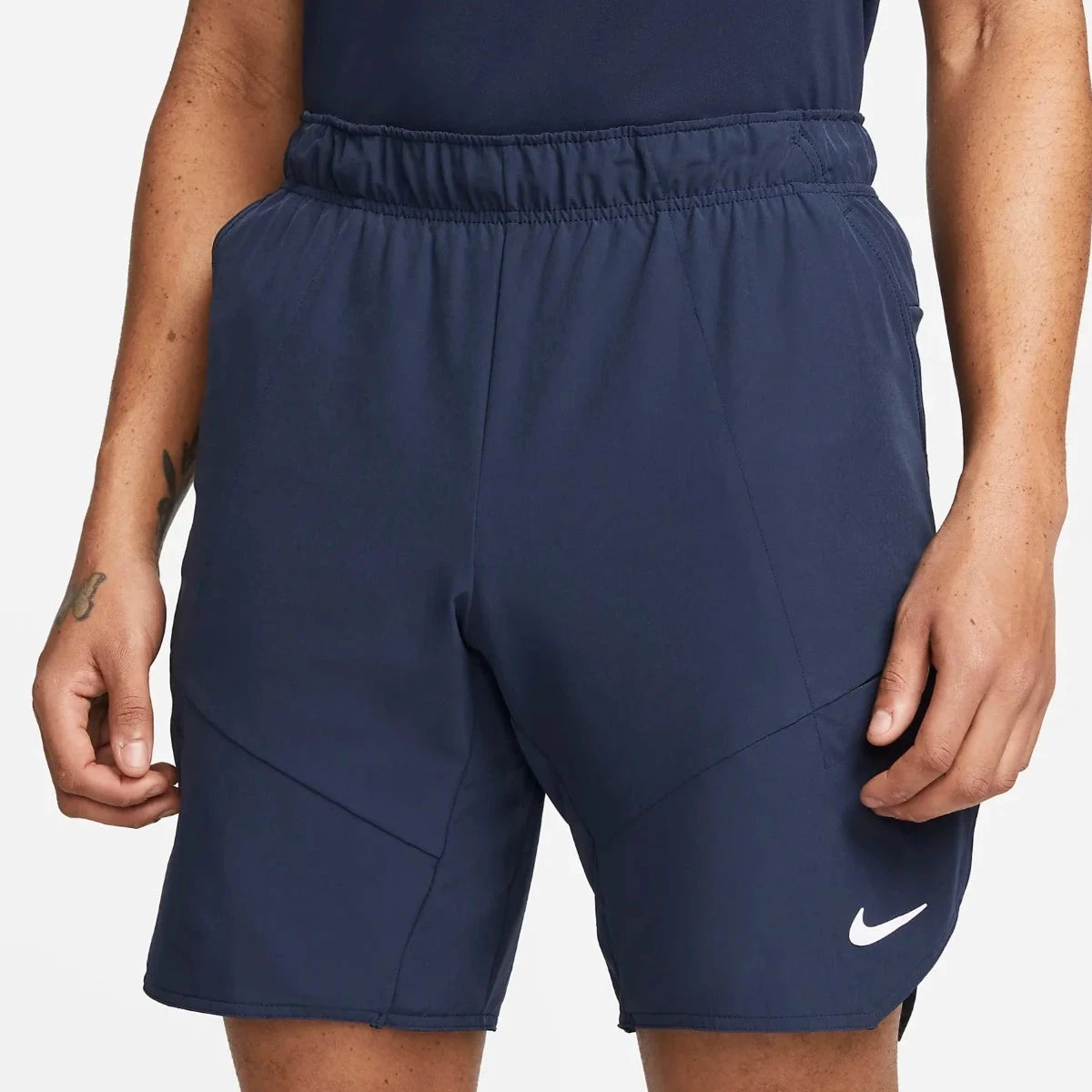Nike Men's Dri-FIT Advantage 9-inch Short (Obsidian/White) 1 Nike Men's Dri-FIT Advantage 9-inch Short (Obsidian/White)