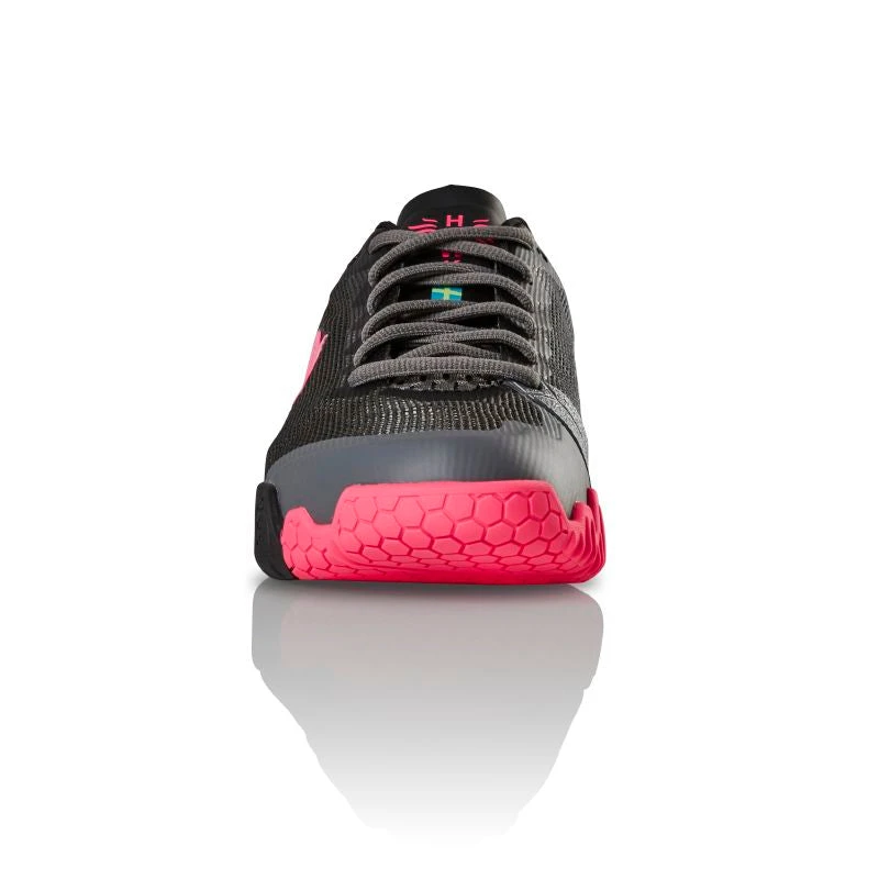 Salming Hawk Women's Indoor Court Shoe (Gun Metal/Pink) 6 Salming Hawk Women's Indoor Court Shoe (Gun Metal/Pink) - Image 6