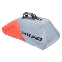 Head Radical Supercombi 9 Pack Racquet Bag (Grey/Orange) -Racquet Guys Sports 600 5bd2fe8f 7845 431d 8be4 4736b303b3e0