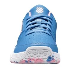 K-Swiss Court Express OMNI Junior Tennis Shoe (Blue/Pink/White) -Racquet Guys Sports 86609 454.02
