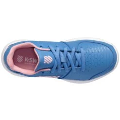 K-Swiss Court Express OMNI Junior Tennis Shoe (Blue/Pink/White) -Racquet Guys Sports 86609 454.06
