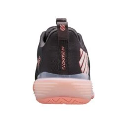 K-Swiss Ultrashot 3 Women's Tennis Shoe (Asphalt/Peach/White) -Racquet Guys Sports 96988 007.03
