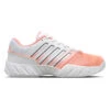 K-Swiss Bigshot Light 4 Women's Tennis Shoe (White/Peach)
