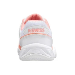 K-Swiss Bigshot Light 4 Women's Tennis Shoe (White/Peach) -Racquet Guys Sports 96989 683.03