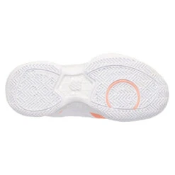 K-Swiss Bigshot Light 4 Women's Tennis Shoe (White/Peach) -Racquet Guys Sports 96989 683.05