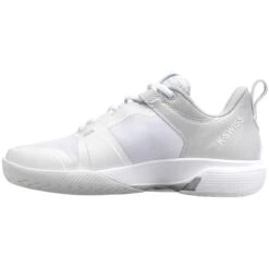 K-Swiss Ultrashot Team Women's Tennis Shoe (White/Lunar Rock/Silver) -Racquet Guys Sports 97395 914.04