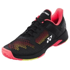 Yonex Power Cushion Sonicage 2 Men's Tennis Shoe (Black/Yellow) -Racquet Guys Sports AC SL1500 3