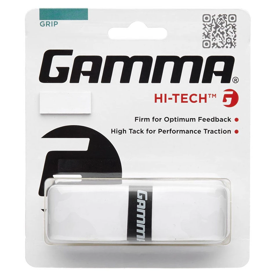 Gamma Hi-Tech Replacement Grip (White) 1 Gamma Hi-Tech Replacement Grip (White)
