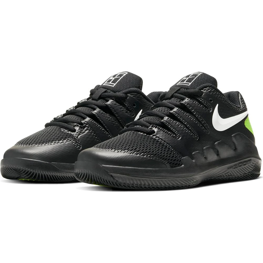 Nike Vapor X Junior Tennis Shoe (Black/White) 2 Nike Vapor X Junior Tennis Shoe (Black/White) - Image 2