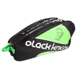 Black Knight Triple Racquet Bag (Black/Green) -Racquet Guys Sports Black Knight BG 637 1