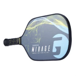 Gamma Mirage Sensa Core (Blue) -Racquet Guys Sports Blue Mirage side edge angle