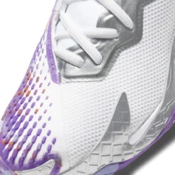 Nike Air Zoom Vapor Cage 4 Women's Tennis Shoe (White/Purple) -Racquet Guys Sports CD0431 103 PHSYD001 3144