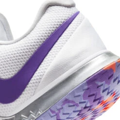 Nike Air Zoom Vapor Cage 4 Women's Tennis Shoe (White/Purple) -Racquet Guys Sports CD0431 103 PHSYD002 3144