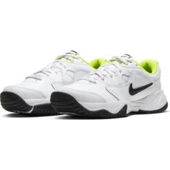 Nike Court Lite 2 Junior Tennis Shoe (White/Black/Green) 13 Nike Court Lite 2 Junior Tennis Shoe (White/Black/Green) -Racquet Guys Sports CD0440 104 PHCFH001 1000