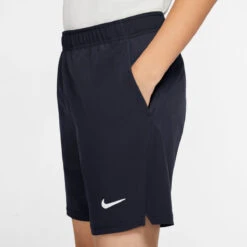 Nike Boy's Court Flex Ace Shorts (Obsidian/White) -Racquet Guys Sports CI9409 452 PHSYM001 3144