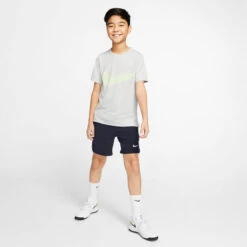 Nike Boy's Court Flex Ace Shorts (Obsidian/White) -Racquet Guys Sports CI9409 452 PHSYM003 3144