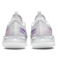 Nike React Vapor NXT Women's Tennis Shoe (Light Grey/Purple/Fuchsia) -Racquet Guys Sports CV0742 024 PHCBH000 3144
