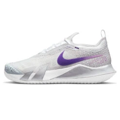 Nike React Vapor NXT Women's Tennis Shoe (Light Grey/Purple/Fuchsia) -Racquet Guys Sports CV0742 024 PHSLH000 3144