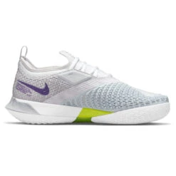 Nike React Vapor NXT Women's Tennis Shoe (Light Grey/Purple/Fuchsia) -Racquet Guys Sports CV0742 024 PHSRH001 3144