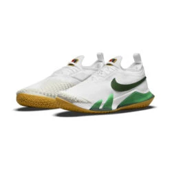 Nike React Vapor NXT Women's Tennis Shoe (White/Gold/Green) -Racquet Guys Sports CV0742 114 PHCFH001 3144