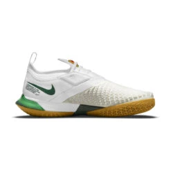 Nike React Vapor NXT Women's Tennis Shoe (White/Gold/Green) -Racquet Guys Sports CV0742 114 PHSRH001 3144
