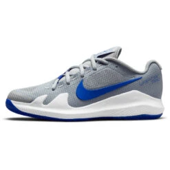 Nike Vapor Pro Junior Tennis Shoe (Grey/White) -Racquet Guys Sports CV0863 033 PHSLH000 3144