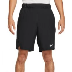 Nike Men's Dri-FIT Victory 9-Inch Shorts (Black/White)