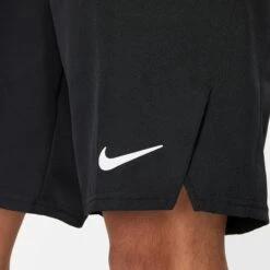 Nike Men's Dri-FIT Victory 9-Inch Shorts (Black/White) 11 Nike Men's Dri-FIT Victory 9-Inch Shorts (Black/White) -Racquet Guys Sports CV2545 010 PHSYM002 3144