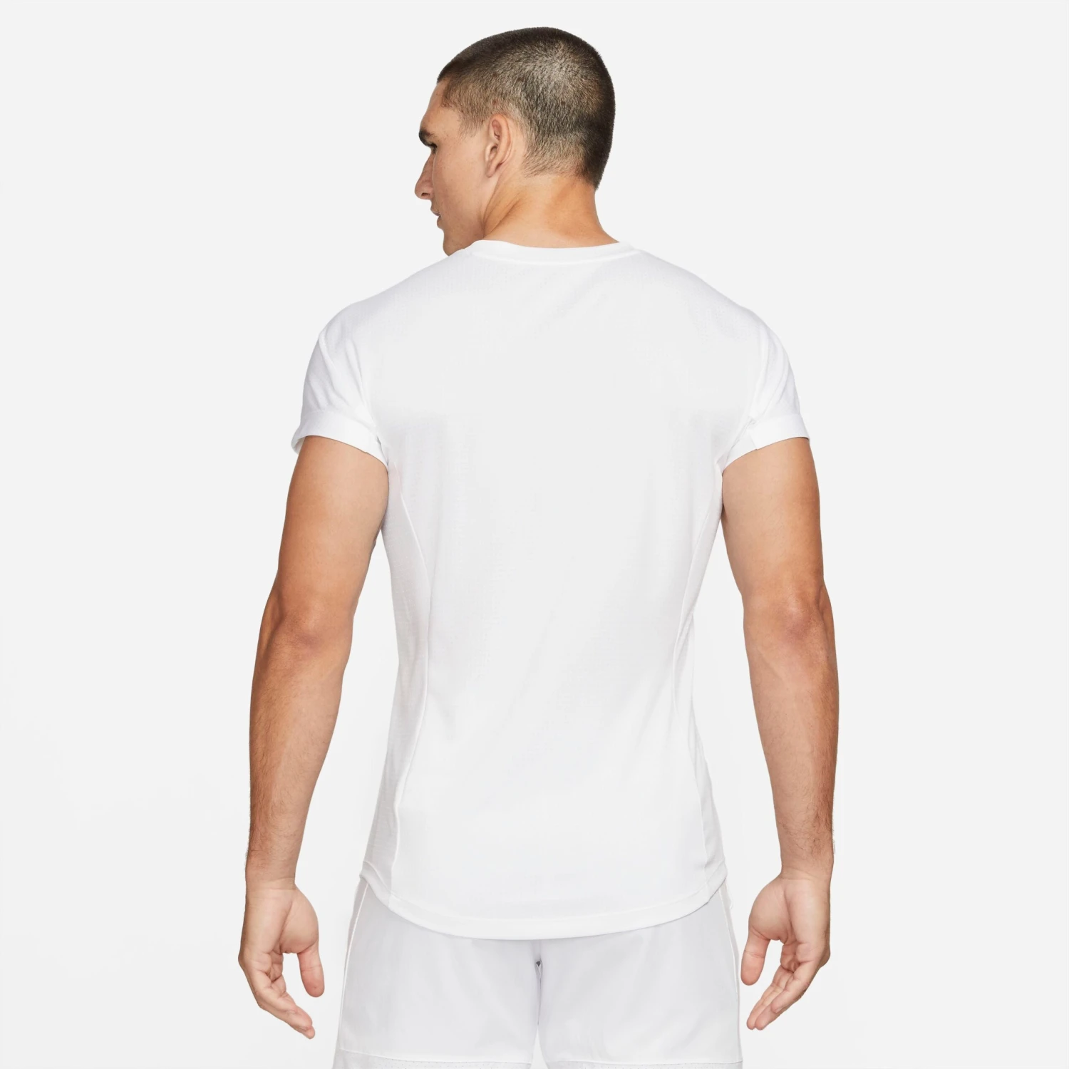 Nike Men's Rafa Dri-FIT Challenger Top (White/Chile Red) 3 Nike Men's Rafa Dri-FIT Challenger Top (White/Chile Red) - Image 3