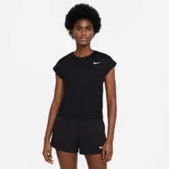 Nike Women's Dri-FIT Victory Top (Black/White)