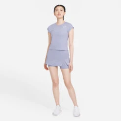 Nike Women's Dri-FIT Victory Top (Indigo Haze/White) -Racquet Guys Sports CV4790 519 PHSYM002 3144