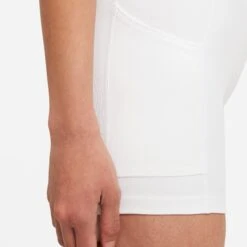 Nike Women's Dri-FIT Club Tennis Skirt (White/Black) -Racquet Guys Sports DB5935 100 PHSYM003 3144