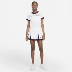 Nike Women's Dri-FIT NYC Slam Top (White/White) -Racquet Guys Sports DC9462 100 PHSYM003 3144