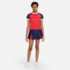 Nike Women's Dri-FIT NYC Slam Top (Red/Blue) 7 Nike Women's Dri-FIT NYC Slam Top (Red/Blue) -Racquet Guys Sports DC9462 657 PHSYM002 3144