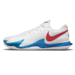 Nike Zoom Vapor Cage 4 Rafa Men's Tennis Shoe (White/Red/Blue) -Racquet Guys Sports DD1579 113 PHSLH000 3144