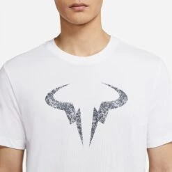 Nike Men's Dri-FIT Rafa Clay Top (White/Obsidian) -Racquet Guys Sports DD2248 100 PHSYM001 3144