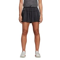 Adidas Women's MatchCode Skirt (Black) -Racquet Guys Sports DP0247 APP on model standard white