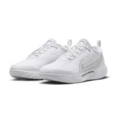 Nike Court Zoom Pro Women's Tennis Shoe (White/Silver) -Racquet Guys Sports DV3285 102 3
